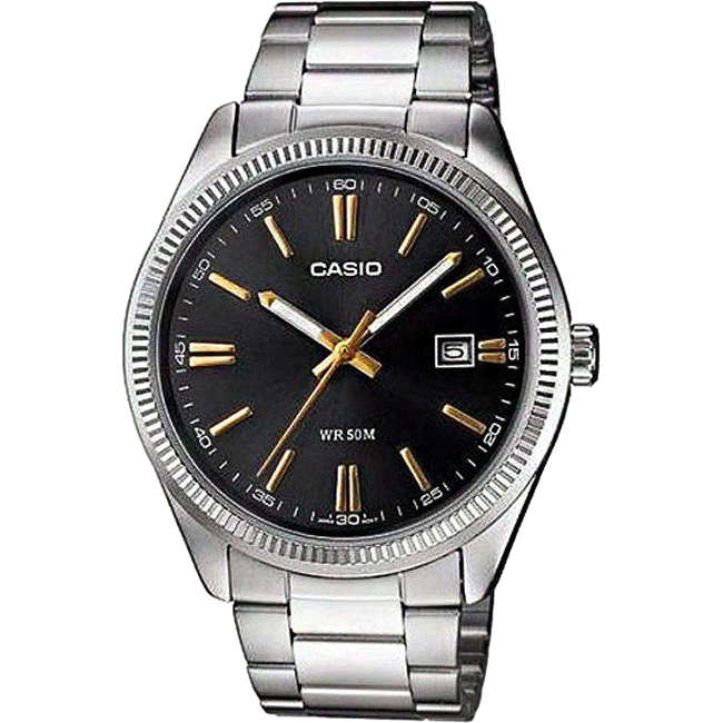 Standard Men's 50m Analogue Wrist Watch, MTP-1302D