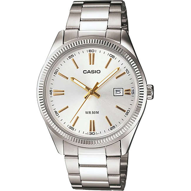 Standard Men's 50m Analogue Wrist Watch, MTP-1302D