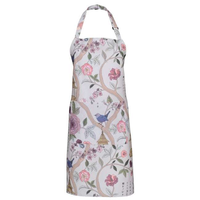 Robyn Valerie Japanese Garden Organic Full Bib Apron