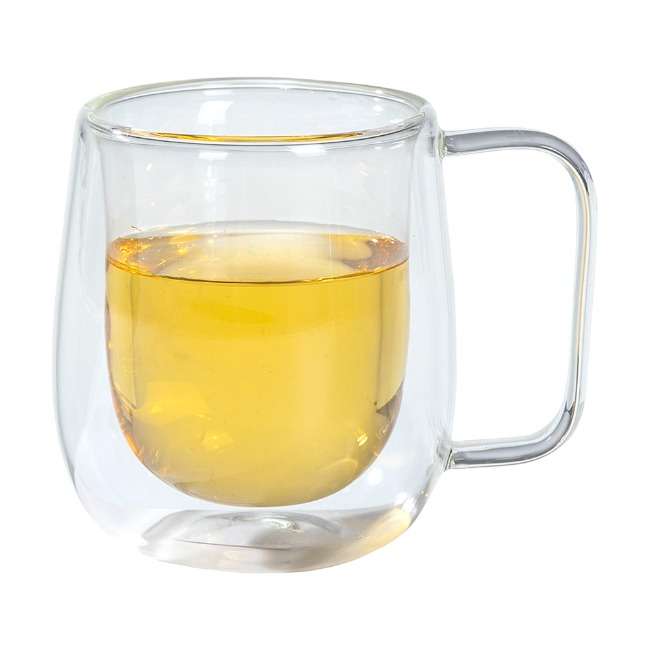 Double Walled Glass Mug, 230ml