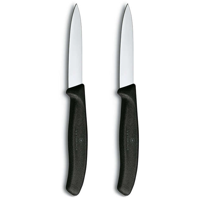 Swiss Classic Pointed Plain Edge Paring Knife Set, 8cm