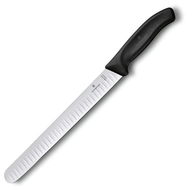 Swiss Classic Fluted Slicing Knife, 25cm