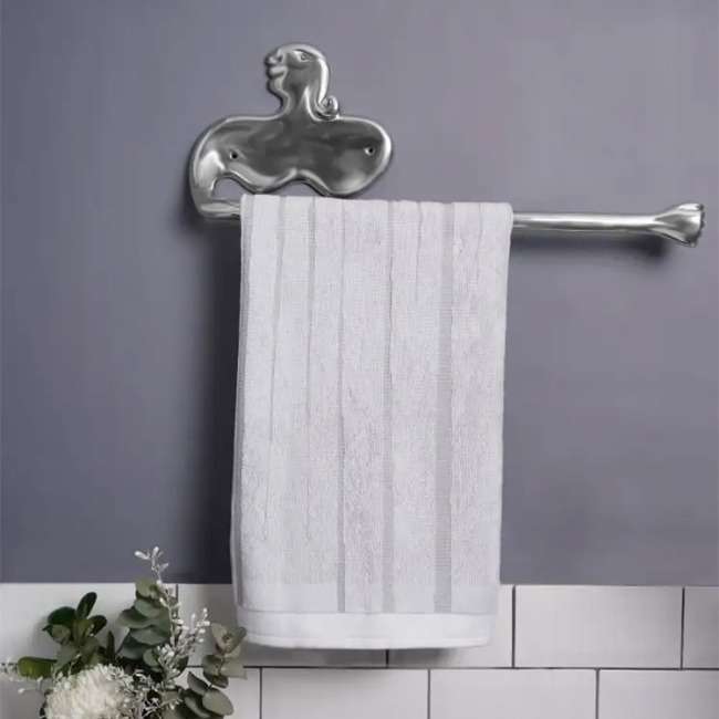 Bathroom Towel Rail, Woman