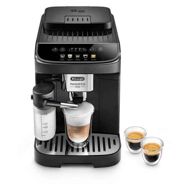 Magnifica Evo Bean-to-Cup Coffee Machine With Integrated Milk System, ECAM290.61.B