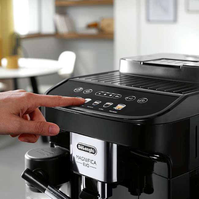 Magnifica Evo Bean-to-Cup Coffee Machine With Integrated Milk System, ECAM290.61.B