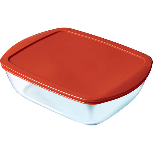 Cook & Store Rectangular Dish & Lid, 1.1L
