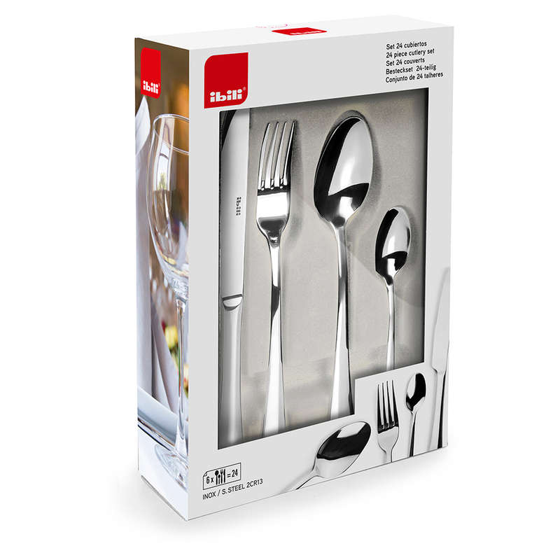 Cubiertos Cutlery Set, 24pc