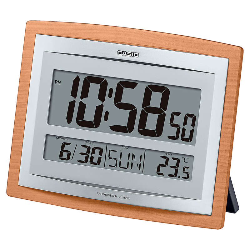 Thermo Sensor Wall Or Desk Digital Alarm Clock