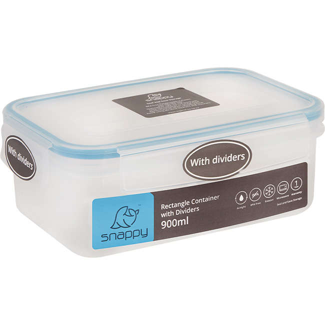 Rectangular Storage Container With Dividers