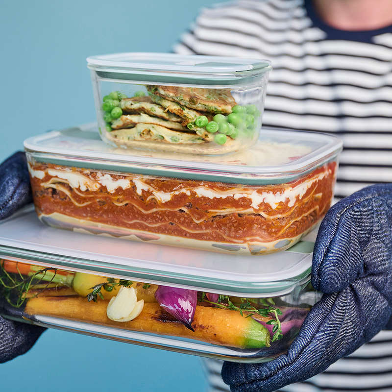 EasyClip Glass Food Storage Box