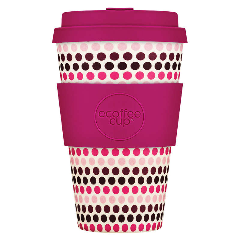 Patterns Natural Fibre Reusable Coffee Cup, 400ml
