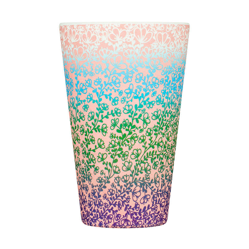 Patterns Natural Fibre Reusable Coffee Cup, 400ml