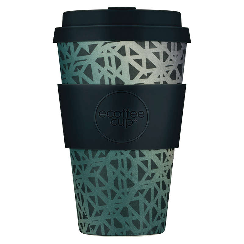 Patterns Natural Fibre Reusable Coffee Cup, 400ml
