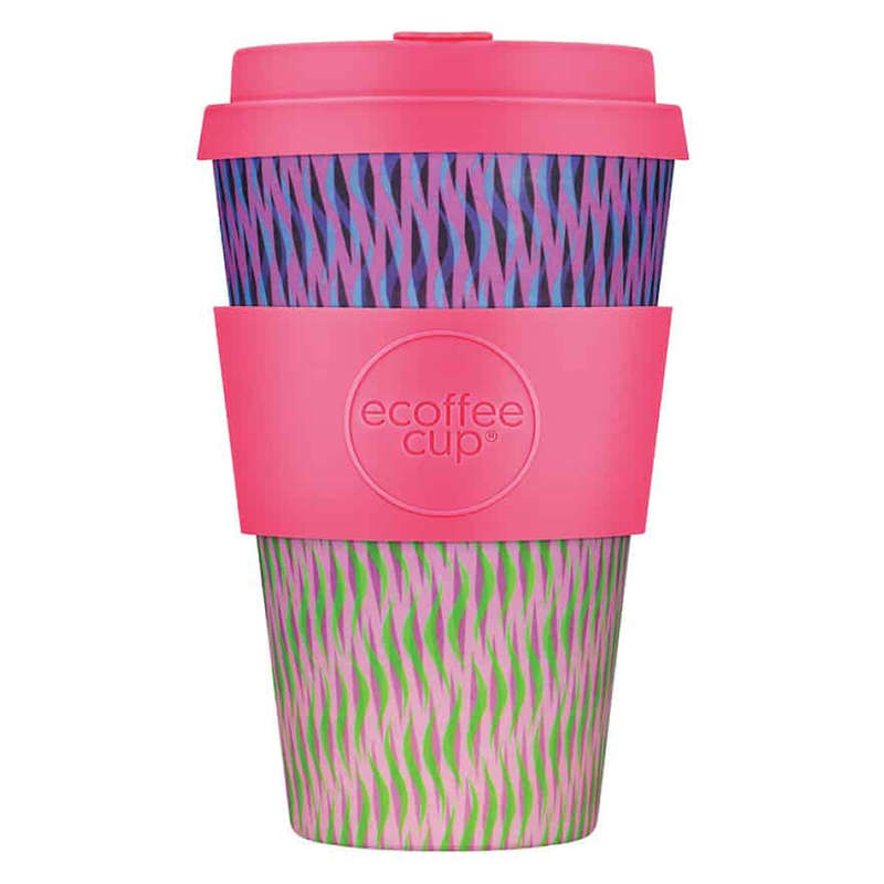 Patterns Natural Fibre Reusable Coffee Cup, 400ml