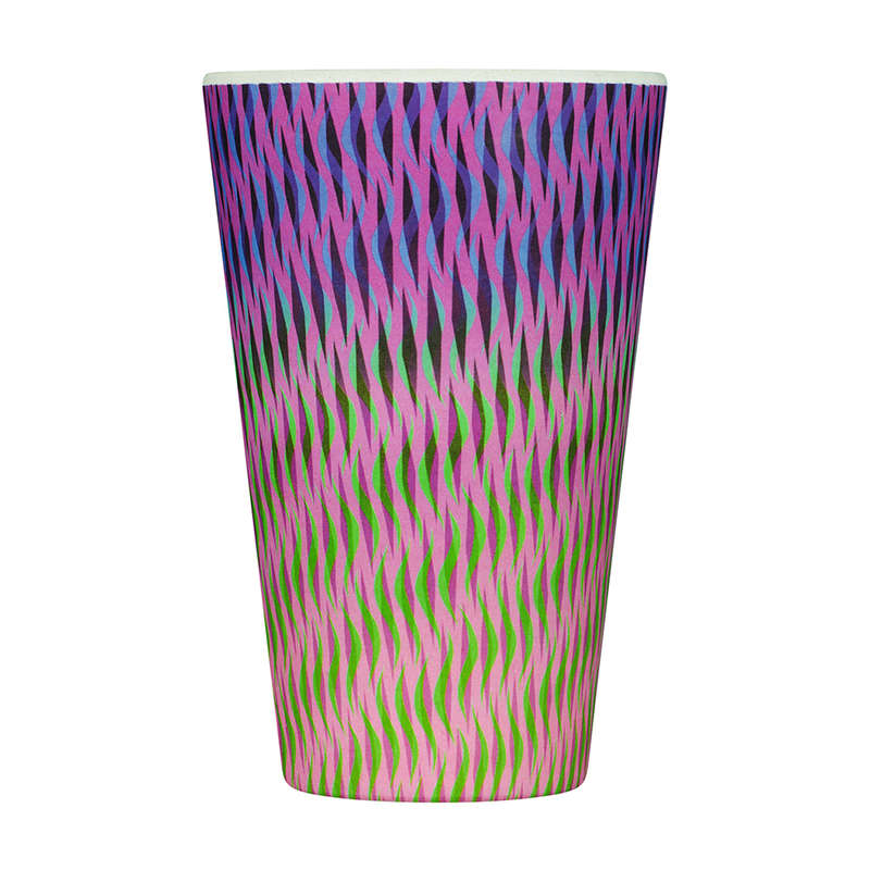 Patterns Natural Fibre Reusable Coffee Cup, 400ml