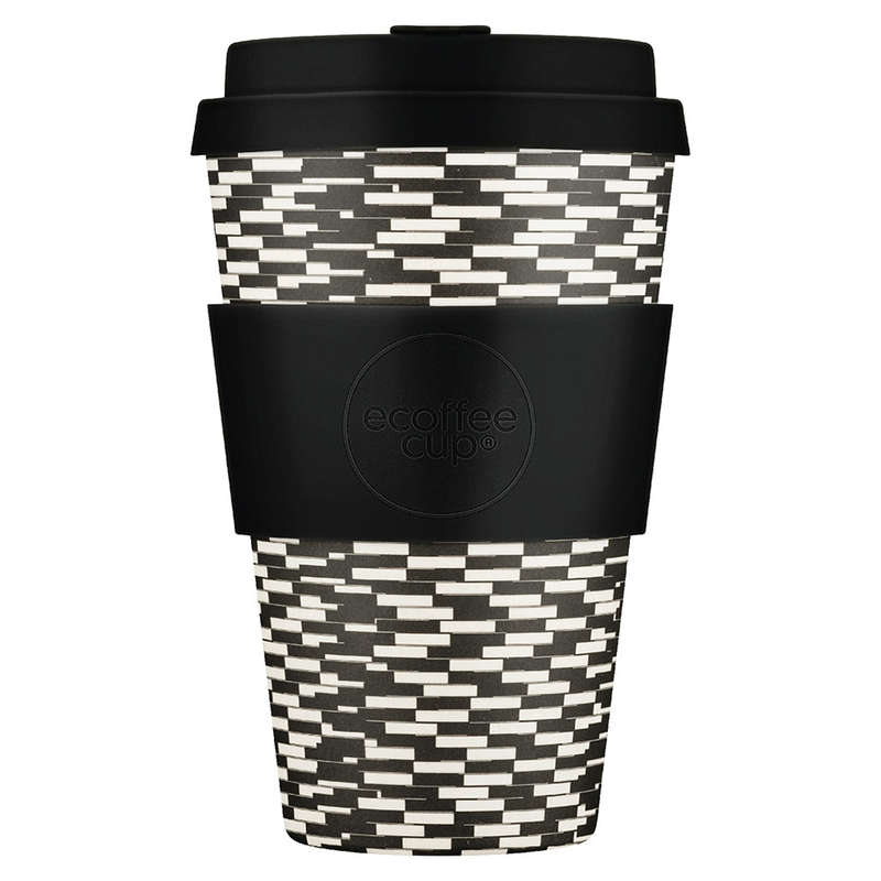 Patterns Natural Fibre Reusable Coffee Cup, 400ml