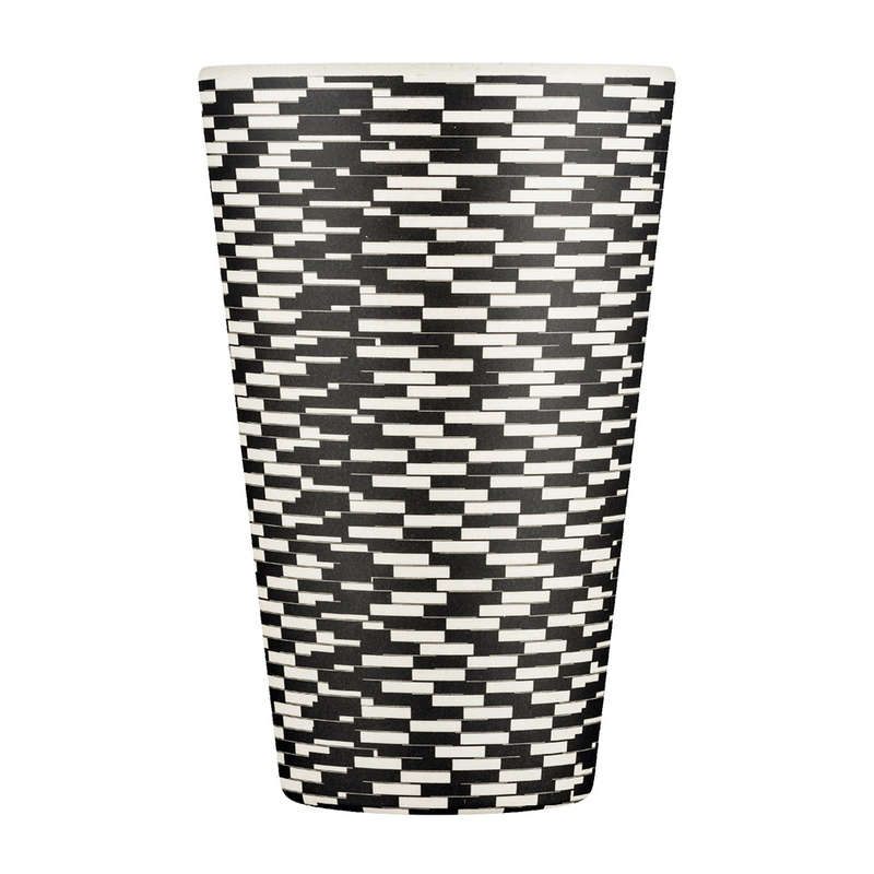 Patterns Natural Fibre Reusable Coffee Cup, 400ml