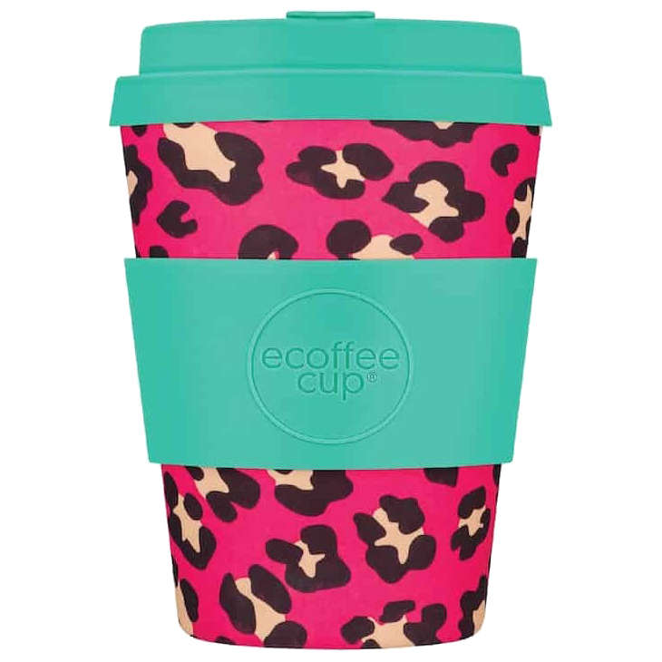 Patterns Natural Fibre Reusable Coffee Cup, 350ml