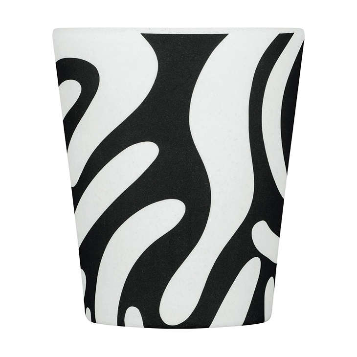 Patterns Natural Fibre Reusable Coffee Cup, 250ml