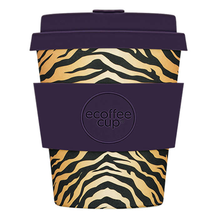 Patterns Natural Fibre Reusable Coffee Cup, 250ml