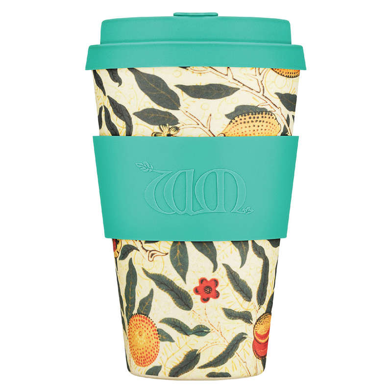 William Morris Natural Fibre Reusable Coffee Cup, 400ml