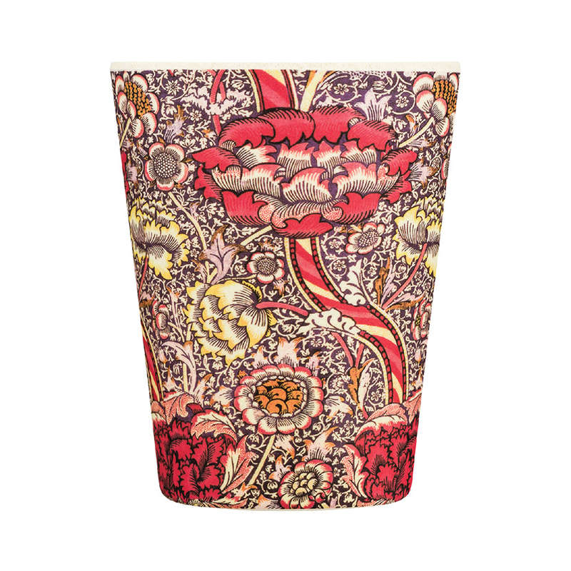 William Morris Natural Fibre Reusable Coffee Cup, 350ml