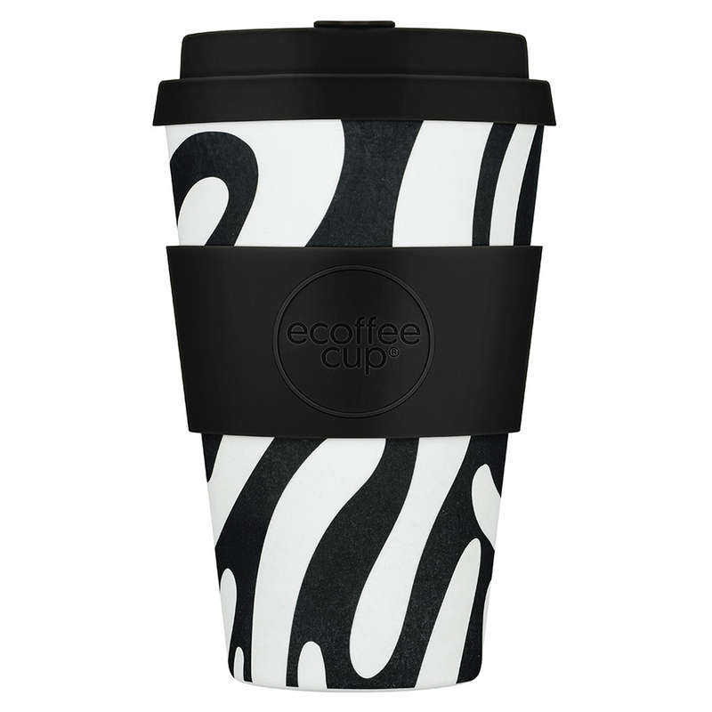Patterns Natural Fibre Reusable Coffee Cup, 400ml