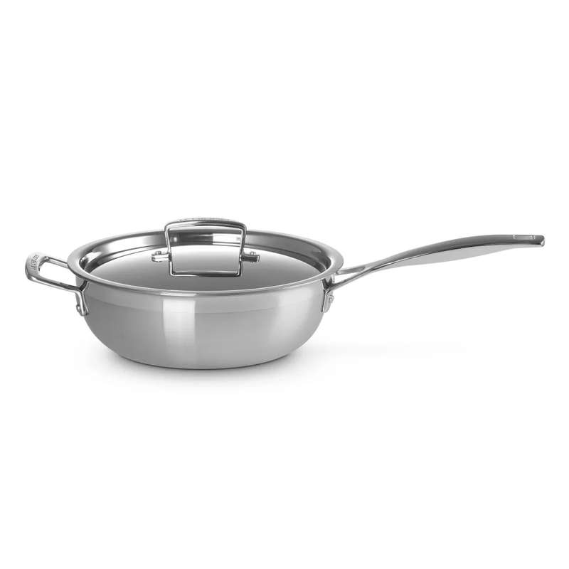 3 Ply Non-Stick Stainless Steel Chefs Pan