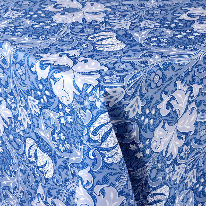William Morris Golden Lily Blue Rectangular Tablecloth