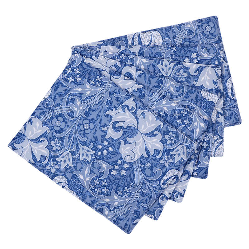 William Morris Golden Lily Blue Placemats, Set Of 6