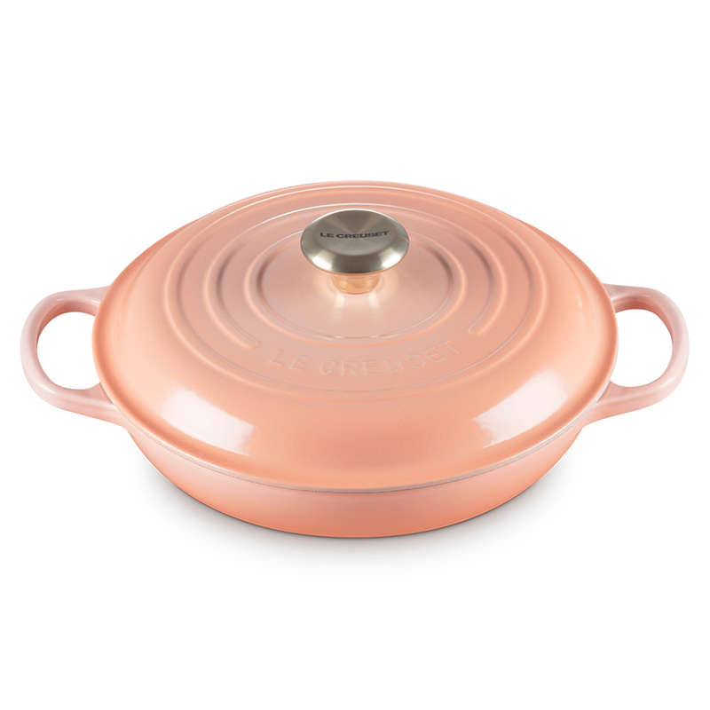 Signature 26cm Cast Iron Shallow Casserole, 2L