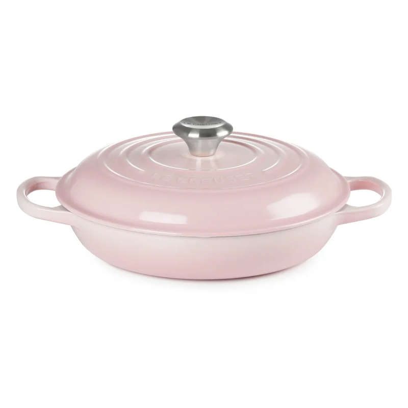 Signature 26cm Cast Iron Shallow Casserole, 2L