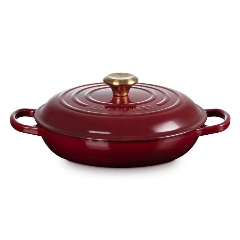 Signature 26cm Cast Iron Shallow Casserole, 2L