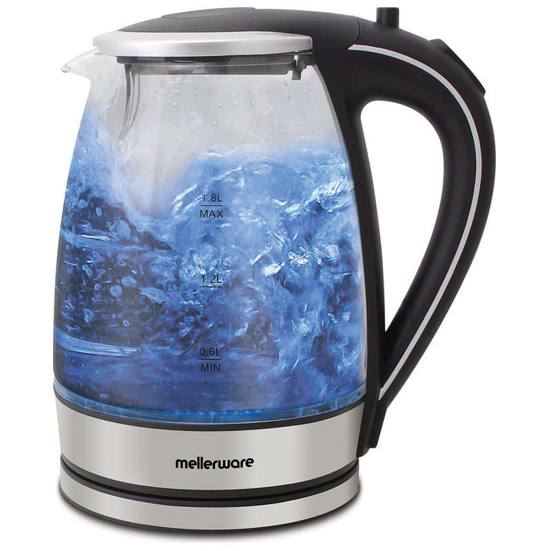 Azure Cordless Glass Kettle, 1.8L