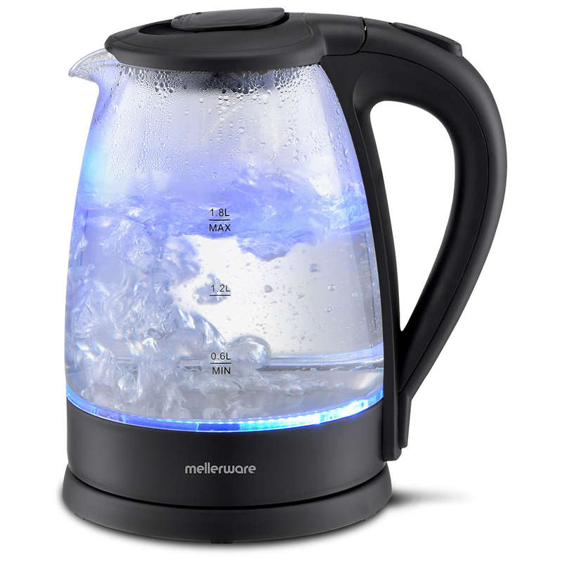Azure Cordless Glass Kettle, 1.8L