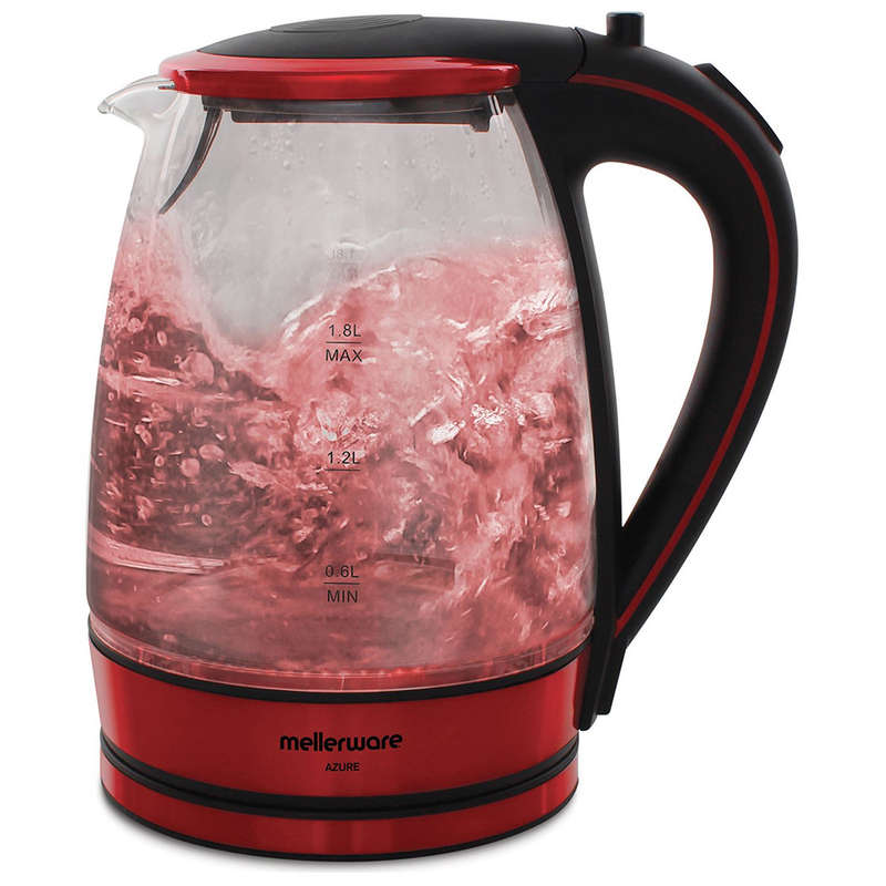 Azure Cordless Glass Kettle, 1.8L