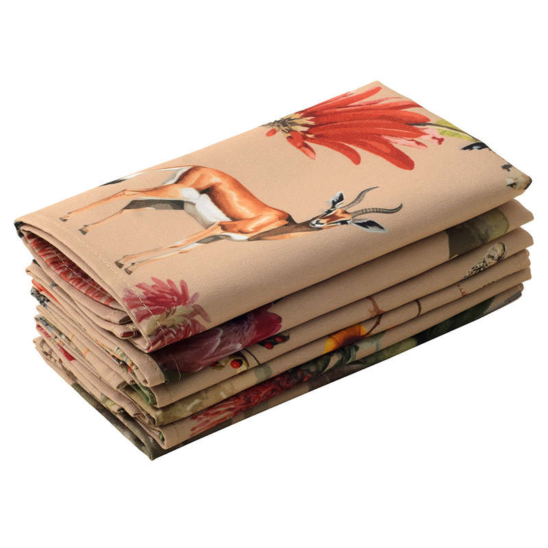 African Vibes Napkins, Set Of 6