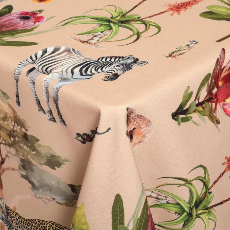 African Vibes Round Tablecloth, 180cm