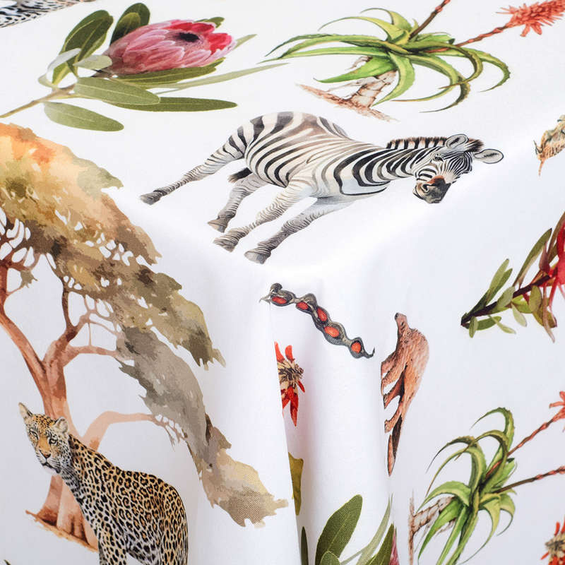 African Vibes Round Tablecloth, 180cm