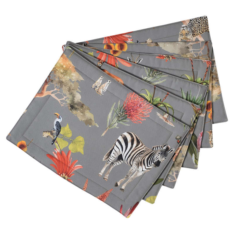 African Vibes Placemats, Set Of 6