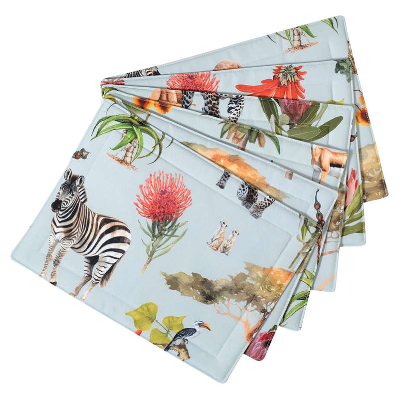 African Vibes Placemats, Set Of 6