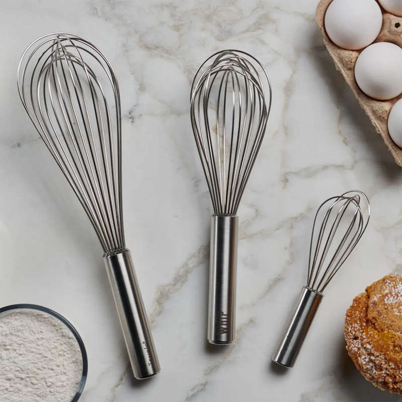 Stainless Steel Whip Whisks, Set Of 3