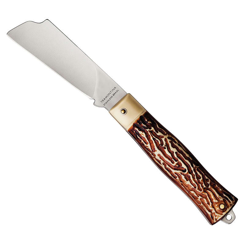 Flat-Edge Single Blade Pocket Knife