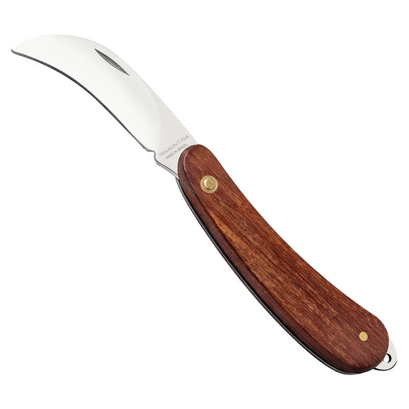 Curved Single Blade Pocket Knife