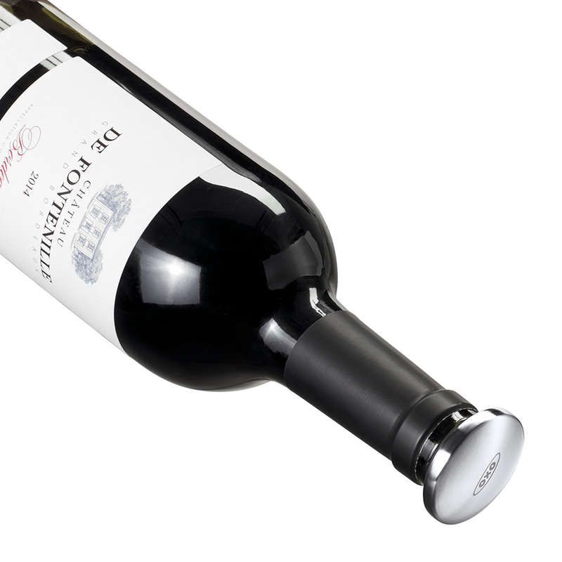 Steel Expanding Wine Stoppers, Set of 2