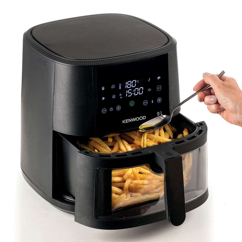 Digital Airfryer With Grill & Window, 9L