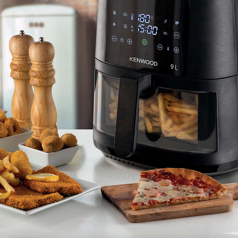 Digital Airfryer With Grill & Window, 9L