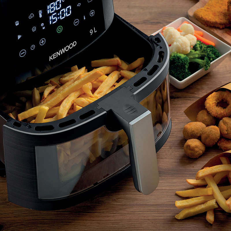 Digital Airfryer With Grill & Window, 9L