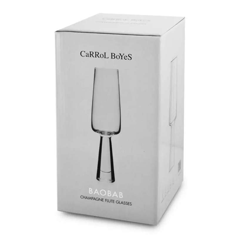 Baobab Champagne Flutes, Set Of 4