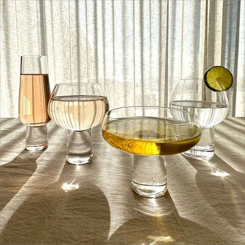 Aura Coupe Champagne Glasses, Set Of 4